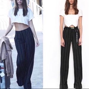 i.am.gia Mira striped wide leg pant